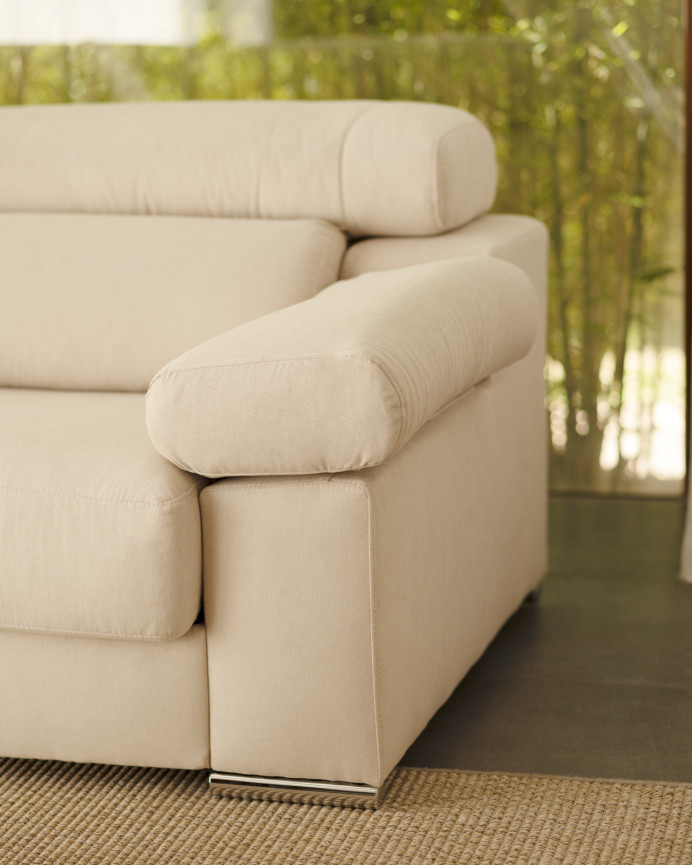 Canapé beige en différentes tailles