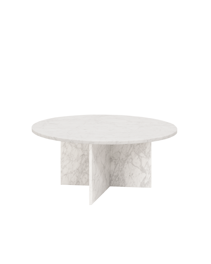 Table basse ronde en marbre disponible en différentes tailles