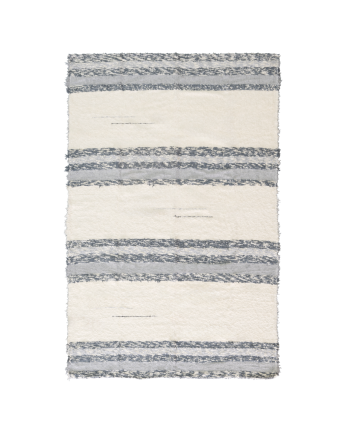 Tapis andin en coton gris disponible en différentes tailles