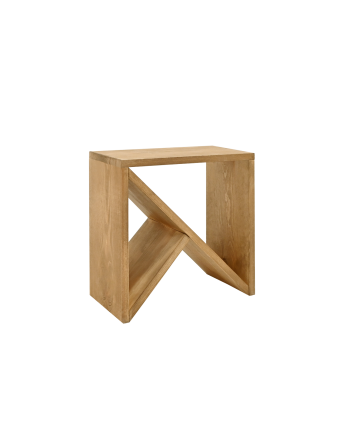 Table basse en bois massif ton chêne moyen en différentes tailles