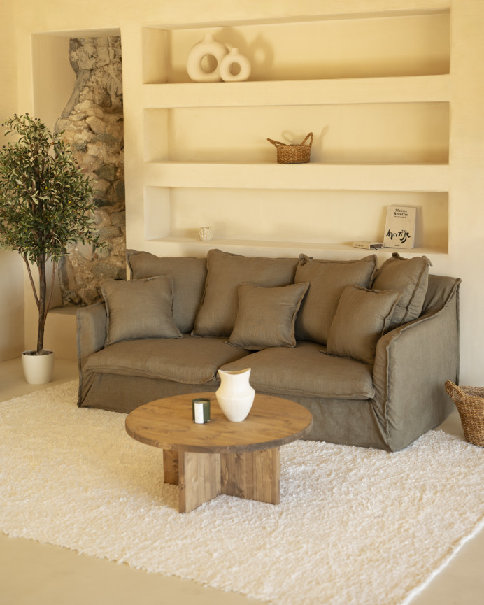 Tapis en coton brut en différentes tailles