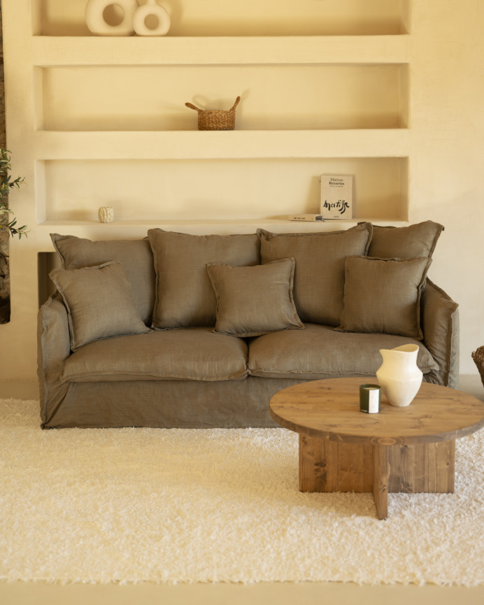 Tapis en coton brut en différentes tailles