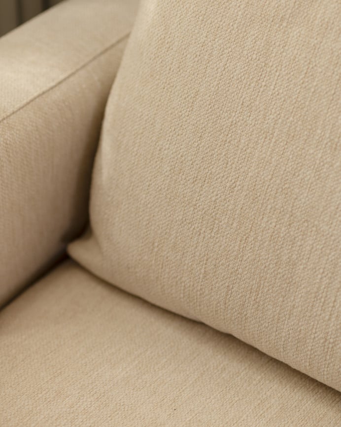 Canapé d'angle couleur beige en différentes tailles