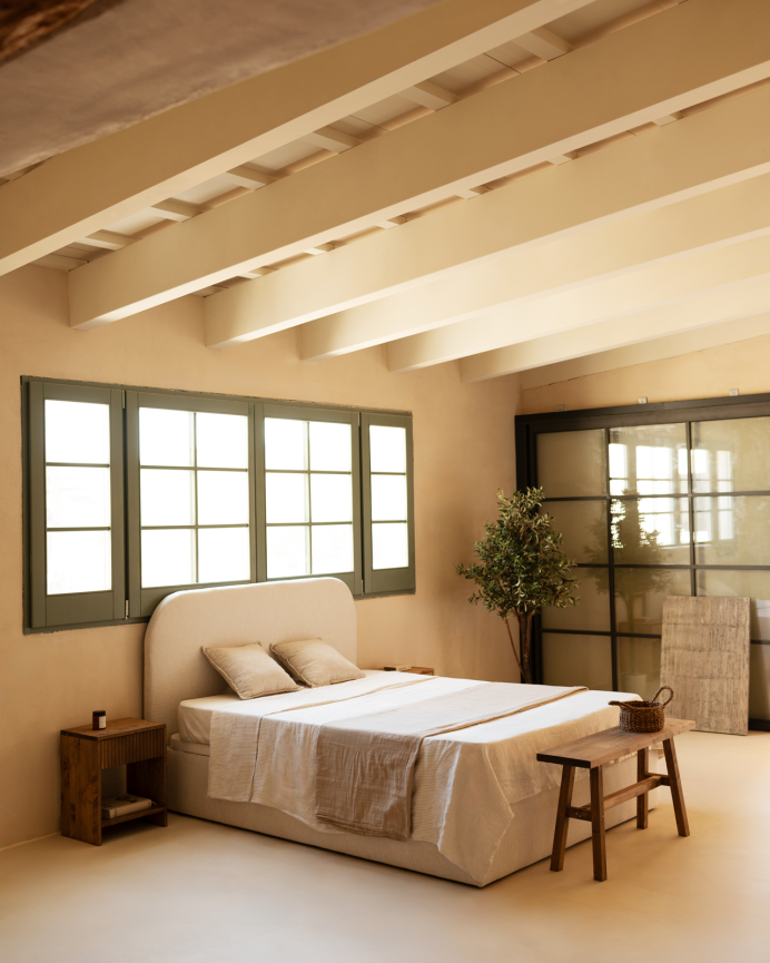 Canapé tapissé blanc pour les matelas en différentes tailles