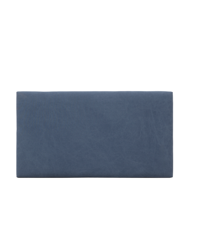 Tête de lit tapissée en bleu en différentes tailles