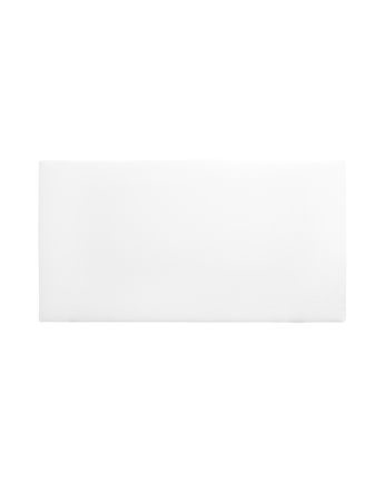 Tête de lit rembourrée en similicuir blanc en différentes tailles