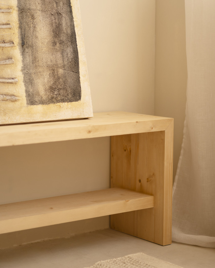 Tableau beige et noir décoratif sur coton avec cadre en bois peint à la main à la peinture à l'huile en différentes tailles