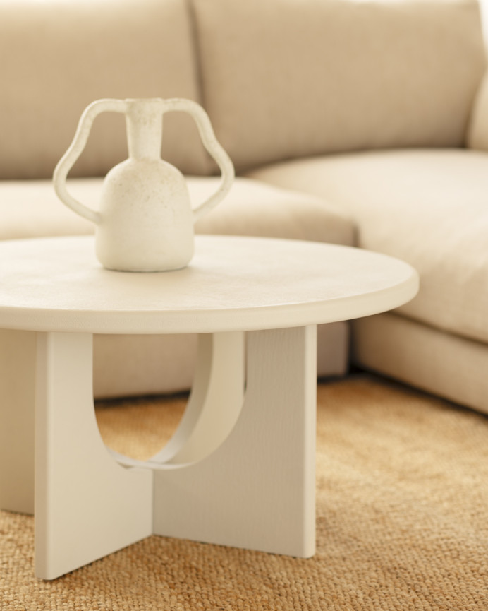 Table basse en microciment en différentes tailles
