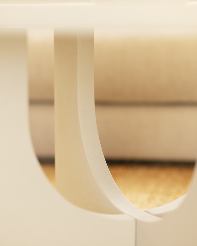 Table basse en microciment en différentes tailles