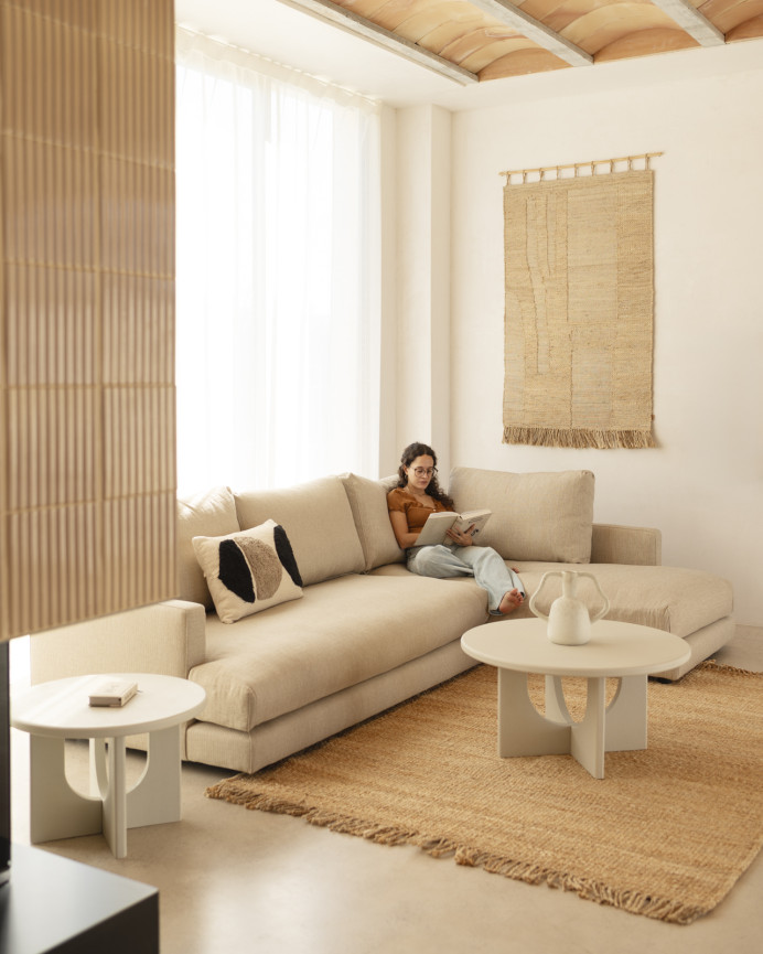 Table basse en microciment en différentes tailles