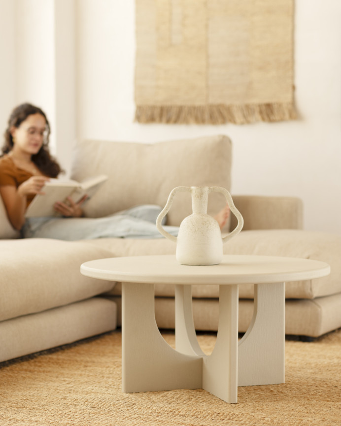 Table basse en microciment en différentes tailles