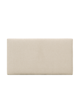 Tête de lit tapissée en beige en différentes tailles