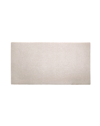Tête de lit rembourrée en polyester lisse beige en différentes tailles
