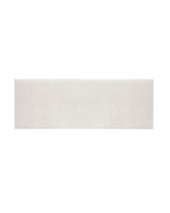 Tête de lit rembourrée en polyester lisse beige en différentes tailles