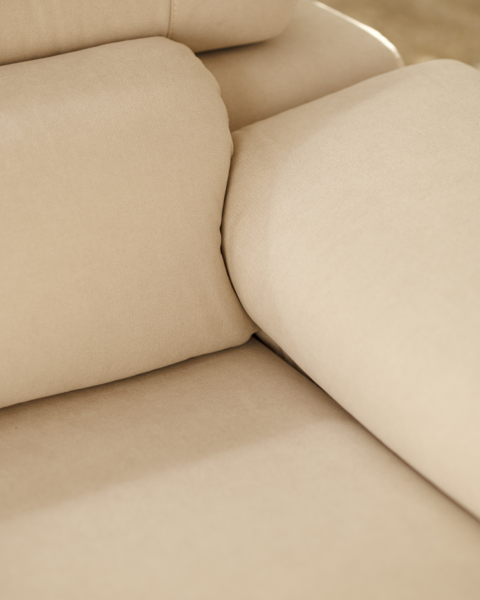 Canapé beige en différentes tailles