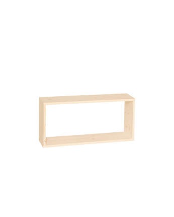 Mobilier d'appoint en bois massif ton naturel