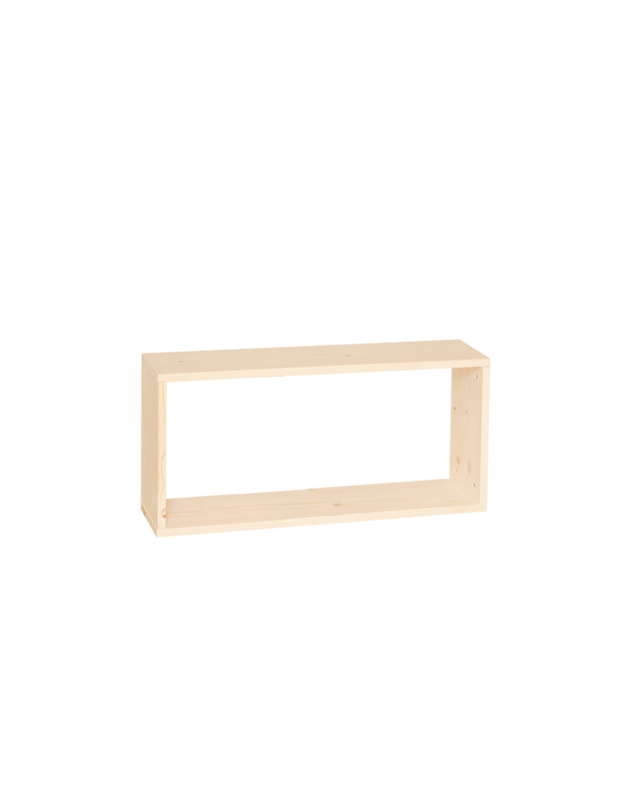 Mobilier d'appoint en bois massif ton naturel