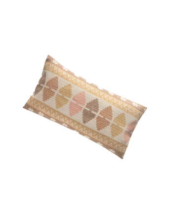 Housse de coussin en coton dhurrie 30x60 cm