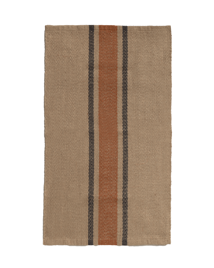 Tapis en jute marron en plusieurs tailles