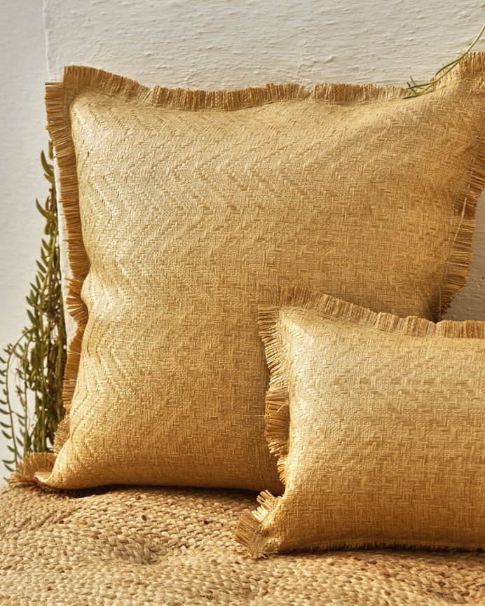 Housse de coussin tressée pour extérieur disponible en plusieurs tailles